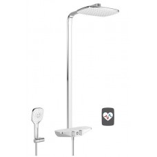 Emotion coloana de dus alb cu termostat Wellfit sistem - Hansa